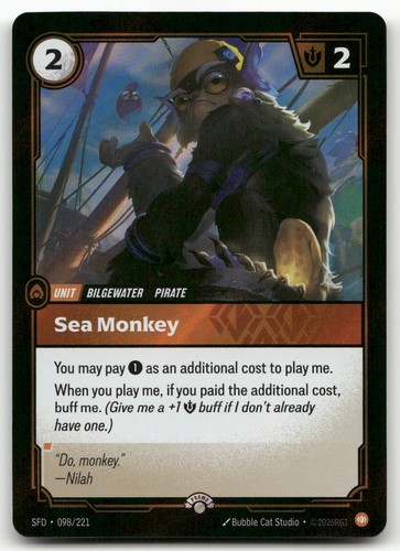 Sea monkey riftbound - sea, (foil)